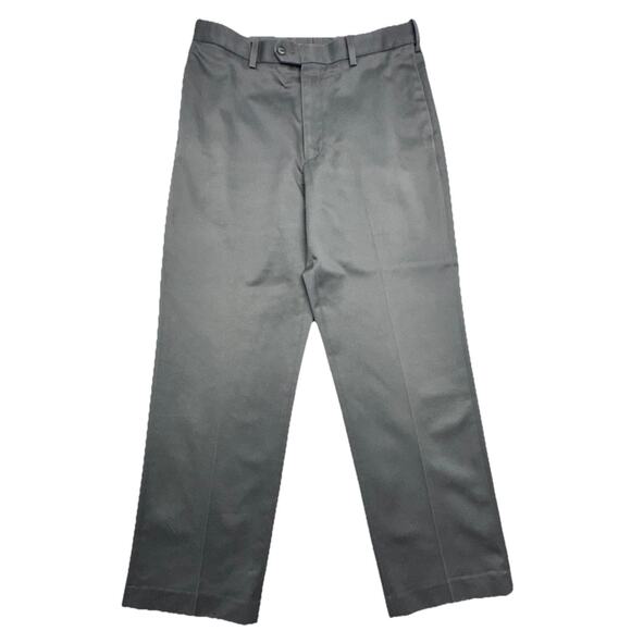Perry Ellis Other - Perry Ellis Mens Pants Adult Gray Portfolio Flat Front Straight Dress 32 X 30